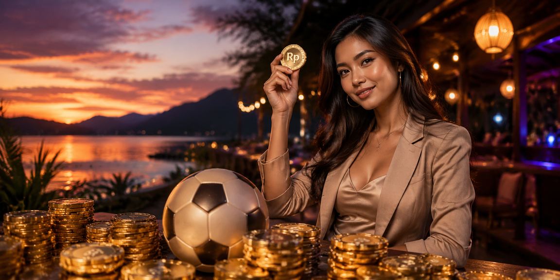 Model Vietnam melihat taruhan sepak bola di layar ponsel modern